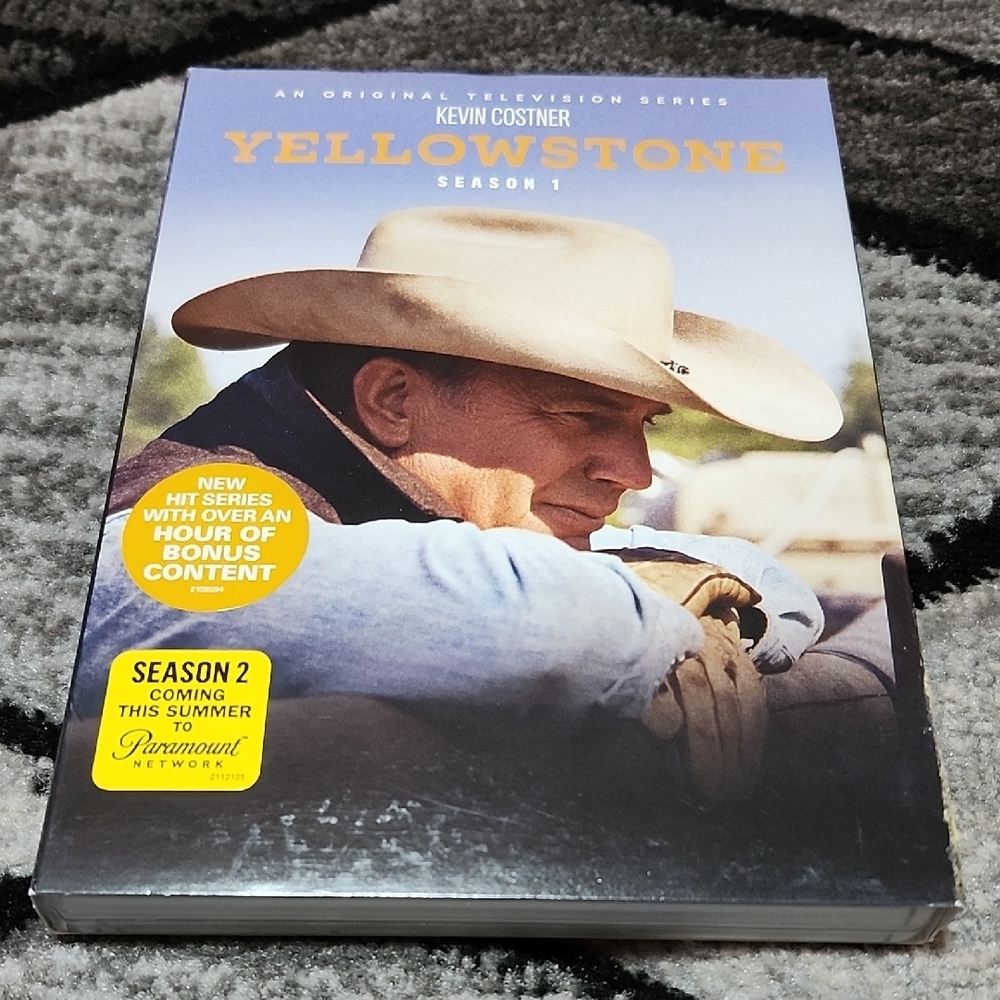 YELLOWSTONE SEASON 1 DVD KEVIN COSTNER DRAMA TV SERIES
